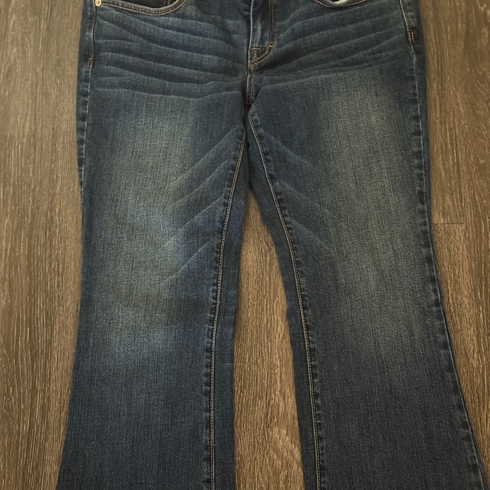 American Eagle Outfitters Dark Blue Flare Jeans